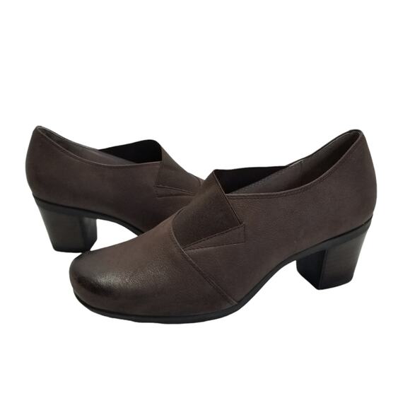 Abeo Shoes Brown Slip On Comfort Shoe Bio System Portola Size 8.5 N - Picture 1 of 12